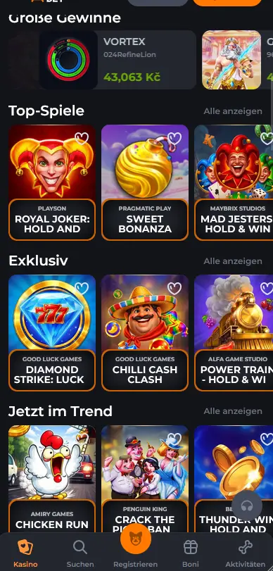 Corgibet App Vorschau